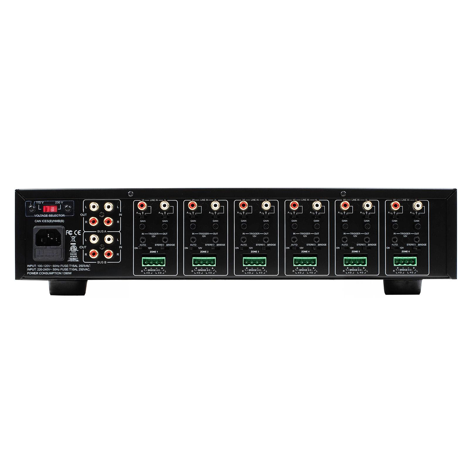 ゆう M.A DCD 80 Dayton Audio MA1280 8 Input 80W X 12 Channel Class D Amplifier